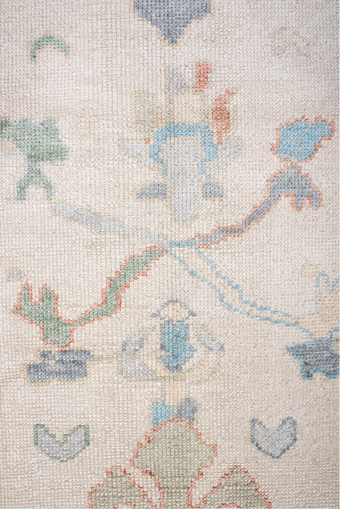 Vintage Oushak Area Rug (8' x 9')